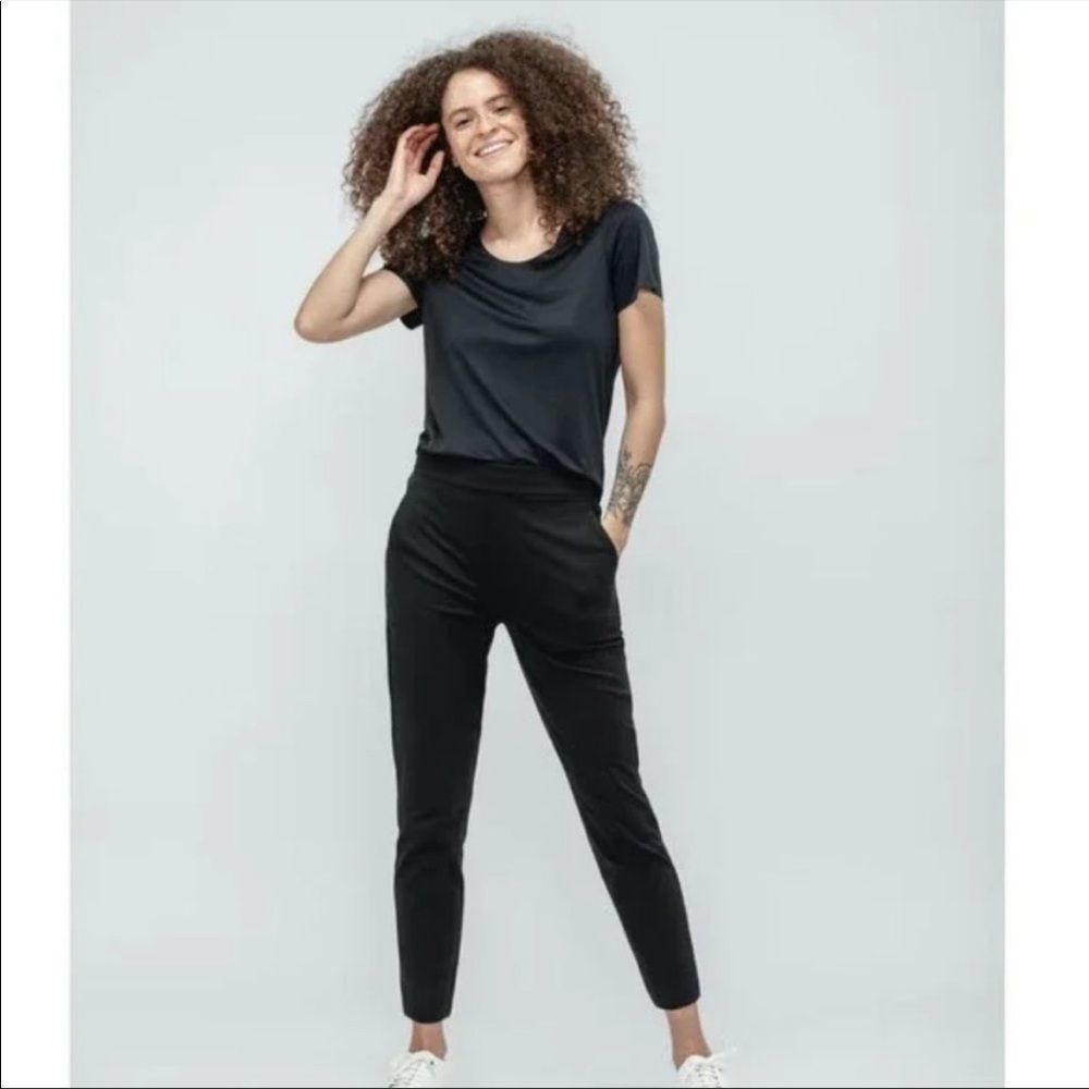 NWOT Ministry of Supply Kinetic Pull-On Pant Black size 16